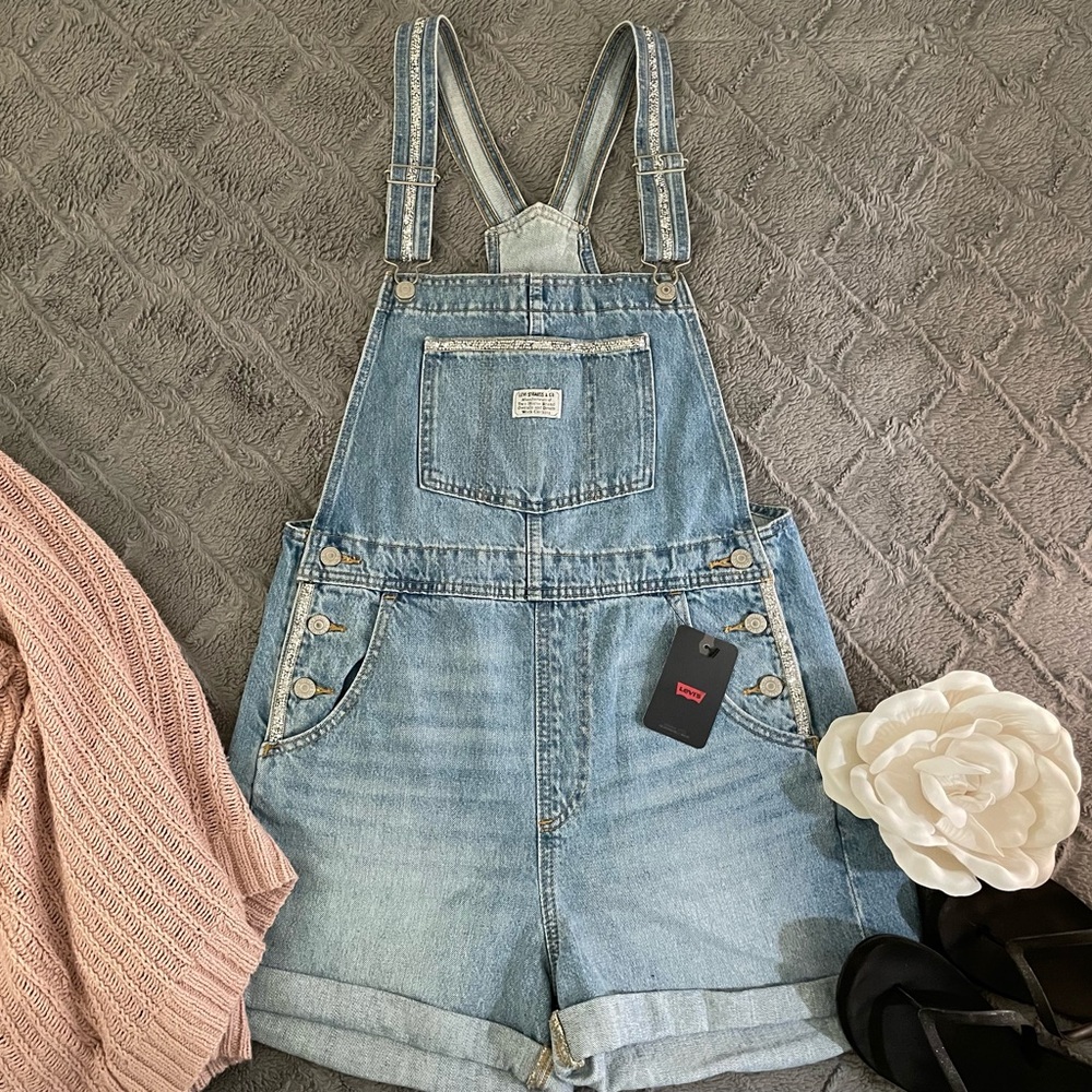 Custom Levi Strauss Overall Shorts: Brand NEW, Size SM